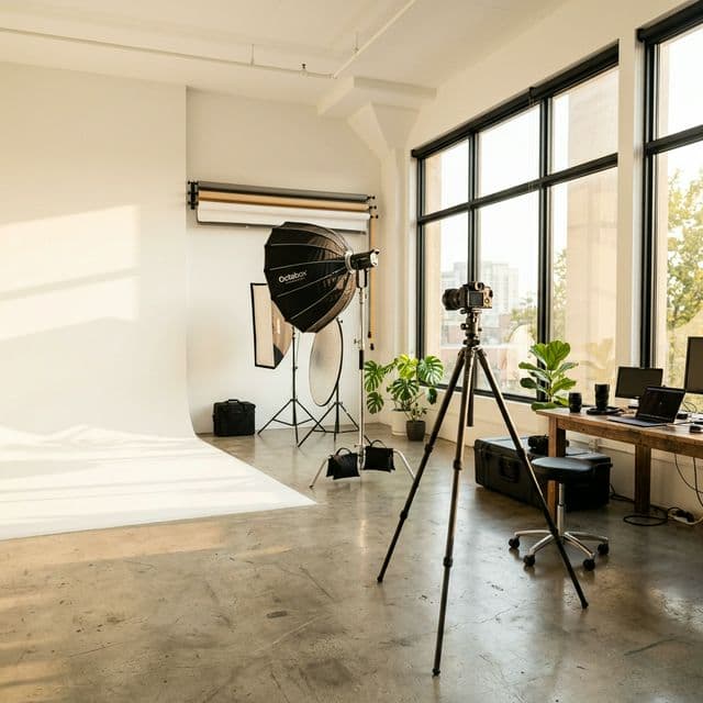 Photo studio interior